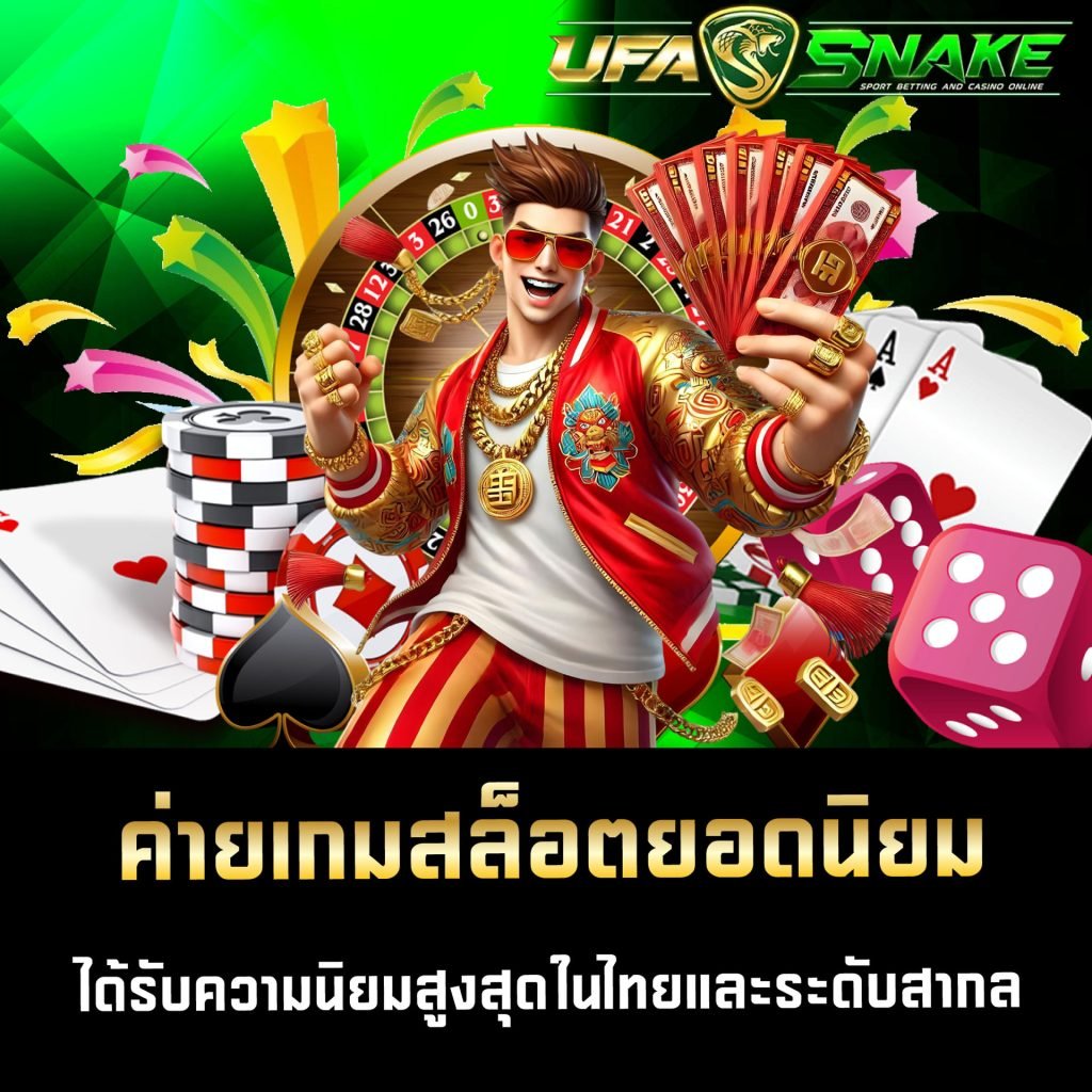 ค่ายเกมสล็อตยอดนิยม UFASNAKE
